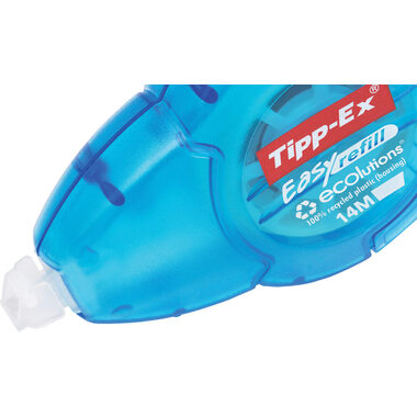 TIPP-EX Ecolution Easy 5mmx14m 8794242 Rouleux de correction, refill.