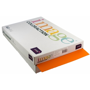IMAGE COLORACTION Kopierpapier Amsterdam A3 266415 80g, orange 500 Blatt