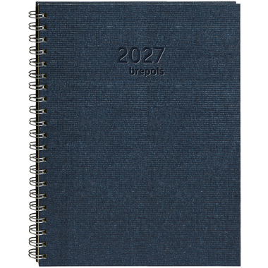 BREPOLS Agenda Omega 30 Kazar 2027 0.030.0685 1S/2P noir 21x29cm