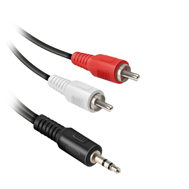 Audio cable with jack and RCA connectors | Ekon