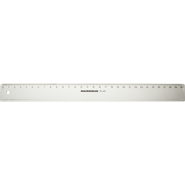 RUMOLD Schullineal 30cm FL42/30 transparent