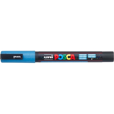 POSCA Marker 0.9-1.3mm PC-3ML L.BLU azzuro glitter