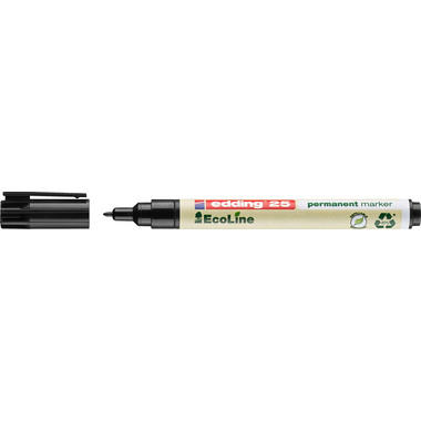 EDDING Permanent Marker 25 EcoLine 25-1 schwarz