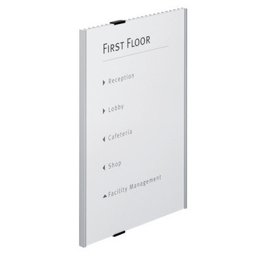 DURABLE Plaque de porte Info Sign A3 480823 argent, aluminium 297x420mm