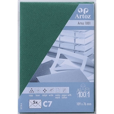 ARTOZ Enveloppes 1001 C7 107134183 100g, vert racing 5 pcs.