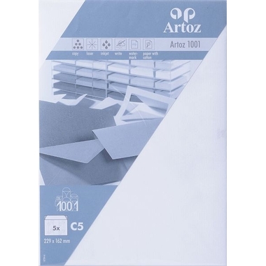 ARTOZ Enveloppes 1001 C5 107394182 100g, blanc fleur 5 pcs.