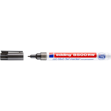 EDDING Marker 8500RW CD/DVD/BD 1mm 8500-1 noir non-perm.
