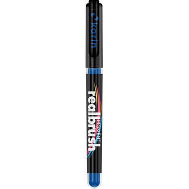 KARIN Real Brush Pen 0.4mm 33Z300 Pigment, azurblau