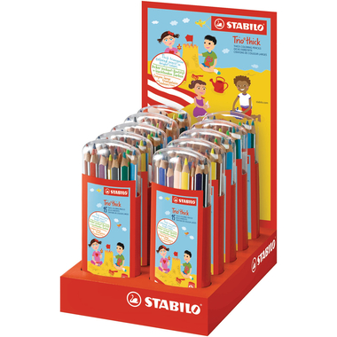 STABILO Farbstift Trio dick Zebrui 203/10115 Rollerset 10 Stück