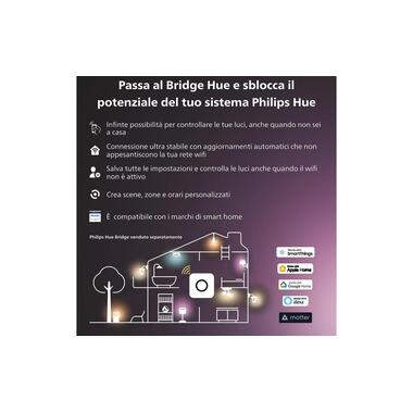 Philips Hue Lightstrips Essential 3M 1 x Lightstrips 10m, 1x Alimentatore