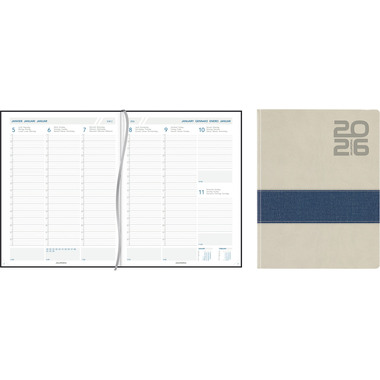 AURORA Agenda Vican PAW 2026 2713 1W/2S ass. ML 21x27cm