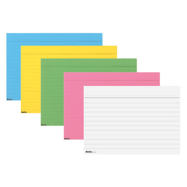BIELLA Cartes-fiches ligné 30 A6 23063000U blanc 100 pcs.