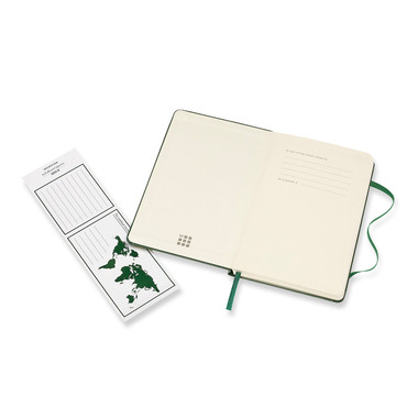 MOLESKINE Carnet HC P/A6 629032 en blanc, vert, 192 pages