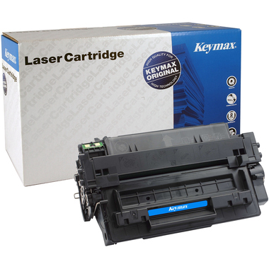 KEYMAX RMC-Toner-Modul schwarz CE255AKEY zu HP LJ P3015 6000 Seiten