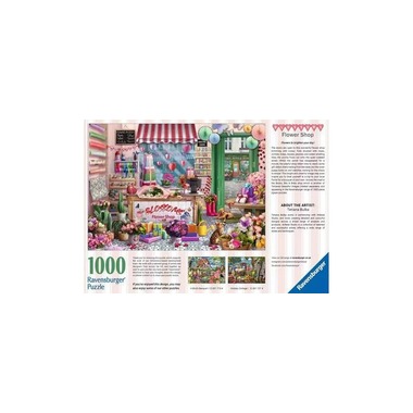 Ravensburger Puzzle Der kleine Blumenladen 1000 Teile 70 x 50 cm