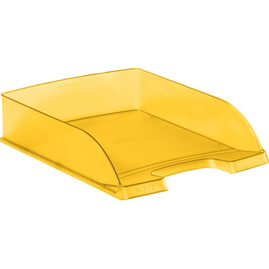 LEITZ Corbeille à courrier Plus A4 52270010 jaune gelée