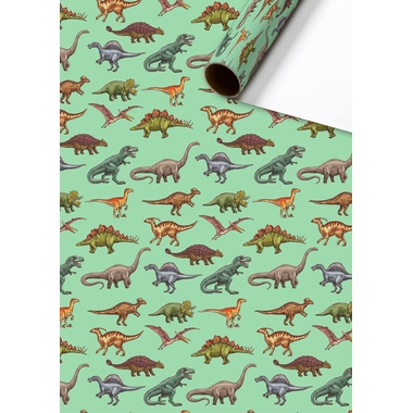STEWO Geschenkpapier Saurus 2528574245 70x200cm grün FSC