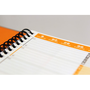 OXFORD Indirizzario int. A5 100103165 Motivi,grigio,rigato 80g 72 f.