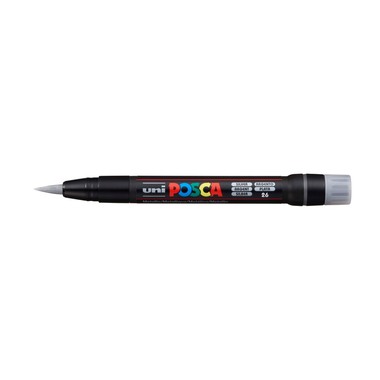 POSCA Pinsel-Marker 1-10mm PCF350 SILVE silber
