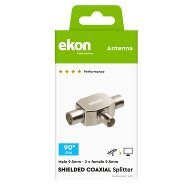 Shielded coaxial splitter