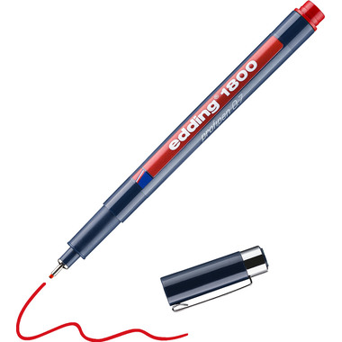 EDDING Profipen 1800 0.70mm 1800-2-07 rot