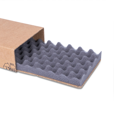 Nap foam packaging in brown 108x96x52mm