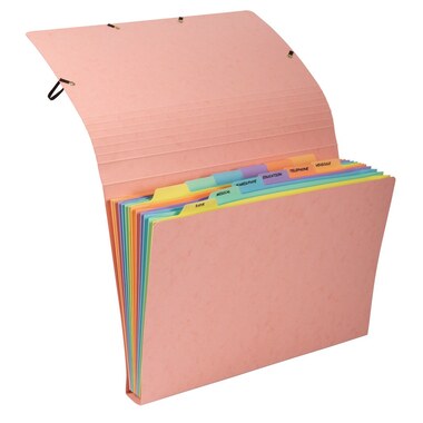 EXACOMPTA Dossier à comp. Aquarel A4 58560E ass. 12 pcs