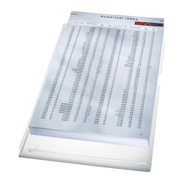 LEITZ Sichtmappen Maxi A4 4056-30-03 transparent 170my 5 Stück