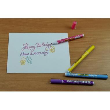 WEDO Marker Gold + Outliner 1-2mm 252700699 Set 6 Stück