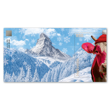 Crypto Stamp CHLI 2.0 CHF 8.50+290.50, Rose Bloc spécial «Crypto Stamp CHLI 2.0», autocollant, non oblitéré