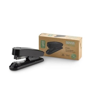 NOVUS Agrafeuse B4FC re+new B4FC 0201933 noir, 50 feuilles