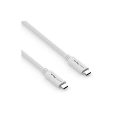 PureLink Cavo USB4 40Gbps, 240W USB-C - USB-C 0,5 m, Bianco