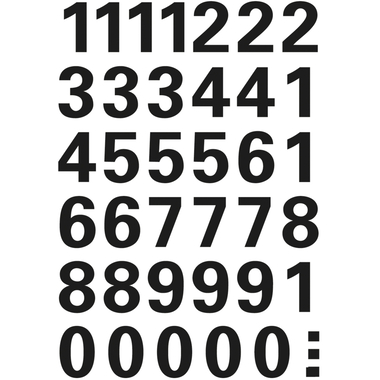 HERMA Folie PVC 15mm 4164 schwarz, 1-9