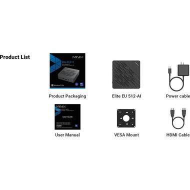 Minix Mini PC Elite EU512-AI