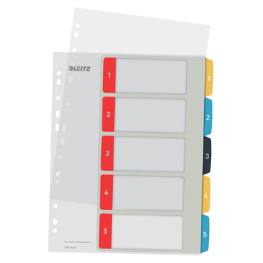 LEITZ Répertoire PP Cosy A4+ 1240-00-00 multicolore 1-5