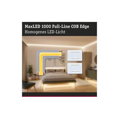 Paulmann MaxLED 1000 LED Strip Full-Line COB Edge 90°