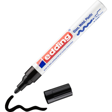EDDING Paintmarker 750 2-4mm 750-1 CREA schwarz