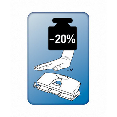 LEITZ Pérforateur 4/1.6mm 50220085 gris, 16 feuilles A6-A4