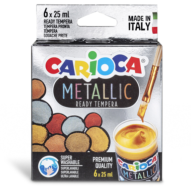 CARIOCA governate Metallic 6x25ml KO026
