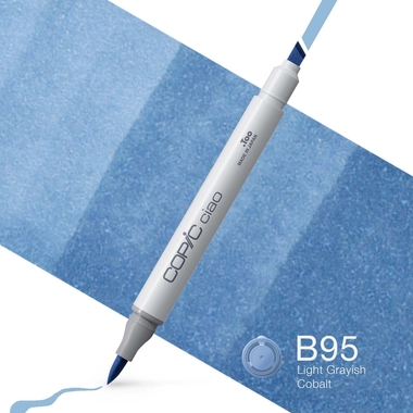 COPIC Marker Ciao 22075279 B95 - Light Grayisch Cobalt