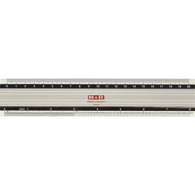 M+R Règle met. 20cm 718200000 scala Alu