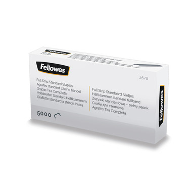 FELLOWES Heftklammern 26/6 mm 5117501 Vollstreifen 5000 STK