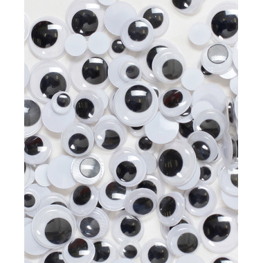 I AM CREATIVE Wackelaugen Set 4010.1 Zip Bag, 180 Stück