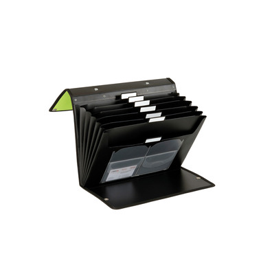 DUFCO 3-Way Flip File A4 51500.03841 grün/schwarz 6-teilig