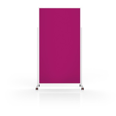 MAGNETOPLAN Design-Moderatorentafel VP 1181118 Filz, pink 1000x1800mm