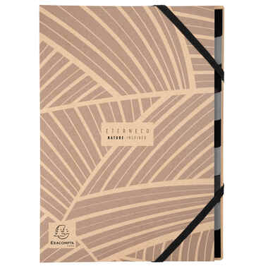 EXACOMPTA Ordnungsmappe Eterneco A4 56747E braun, ass., FSC 9-teilig