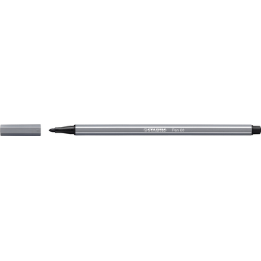 STABILO Penna Fibra 68 1mm 68/96 grigio scuro