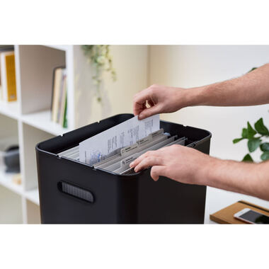 ROTHO Archivbox MyPaper 1064508080 29x29.5x40cm schwarz