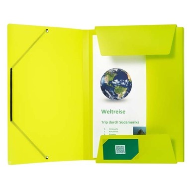 KOLMA Cartellina c.elastico Penda A4 11.067.22 opak kiwi