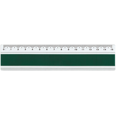 DUX Règle Joy Color 15cm FA-JC/15G Alu, vert